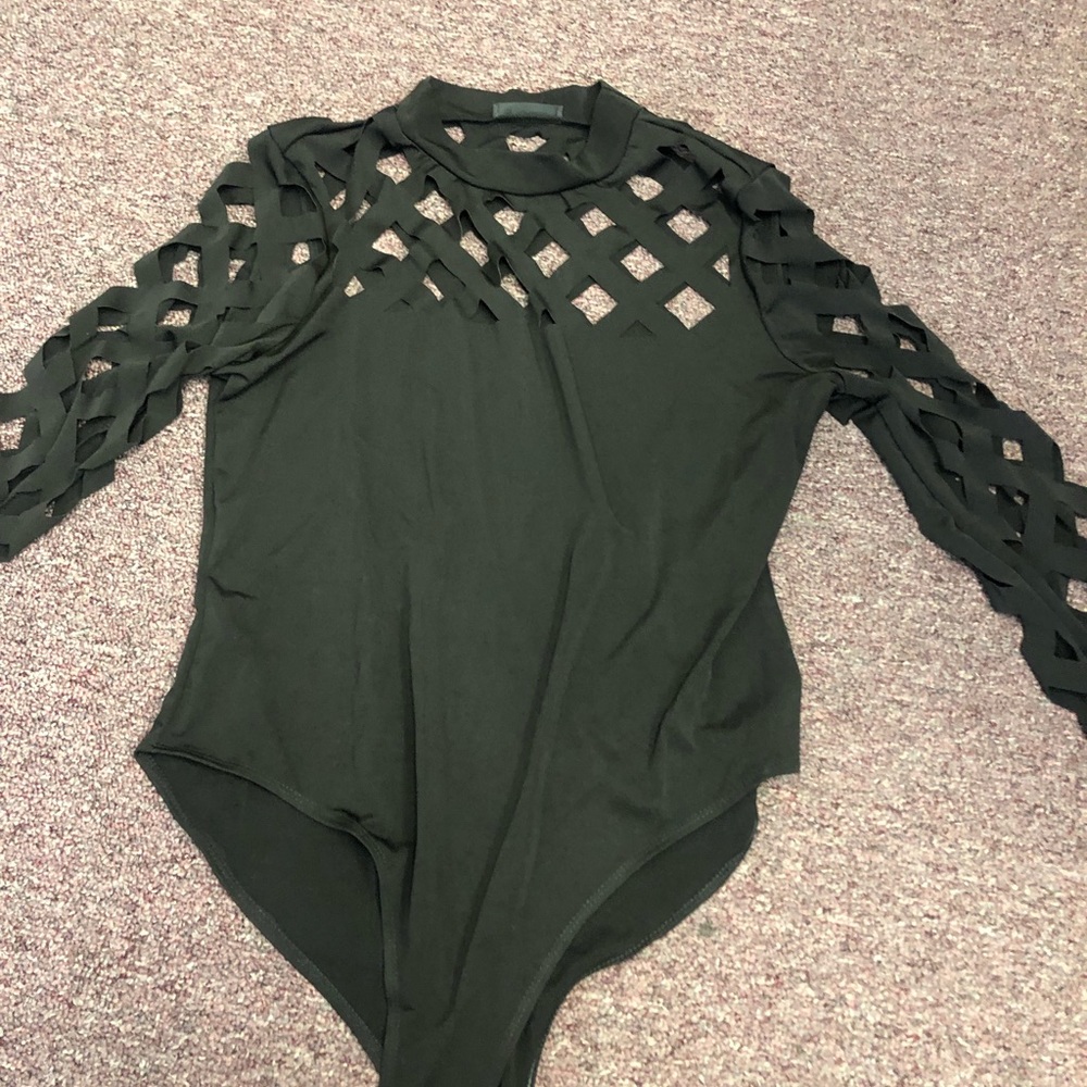 brand new black bodysuit